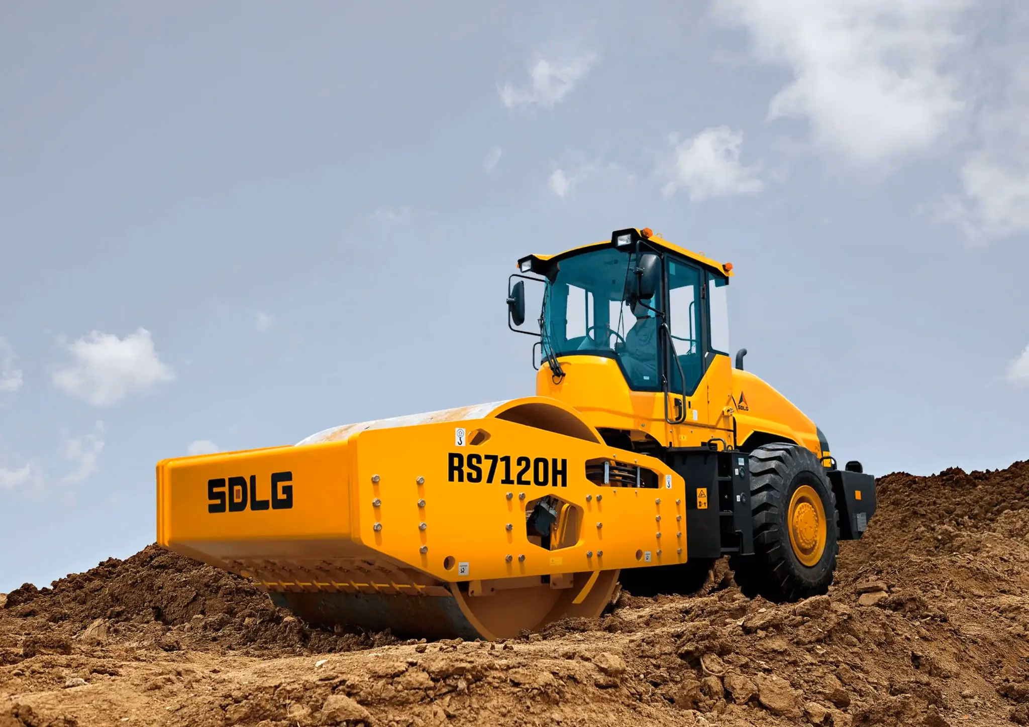 Rolo Vibratório Duplo SDLG RD730