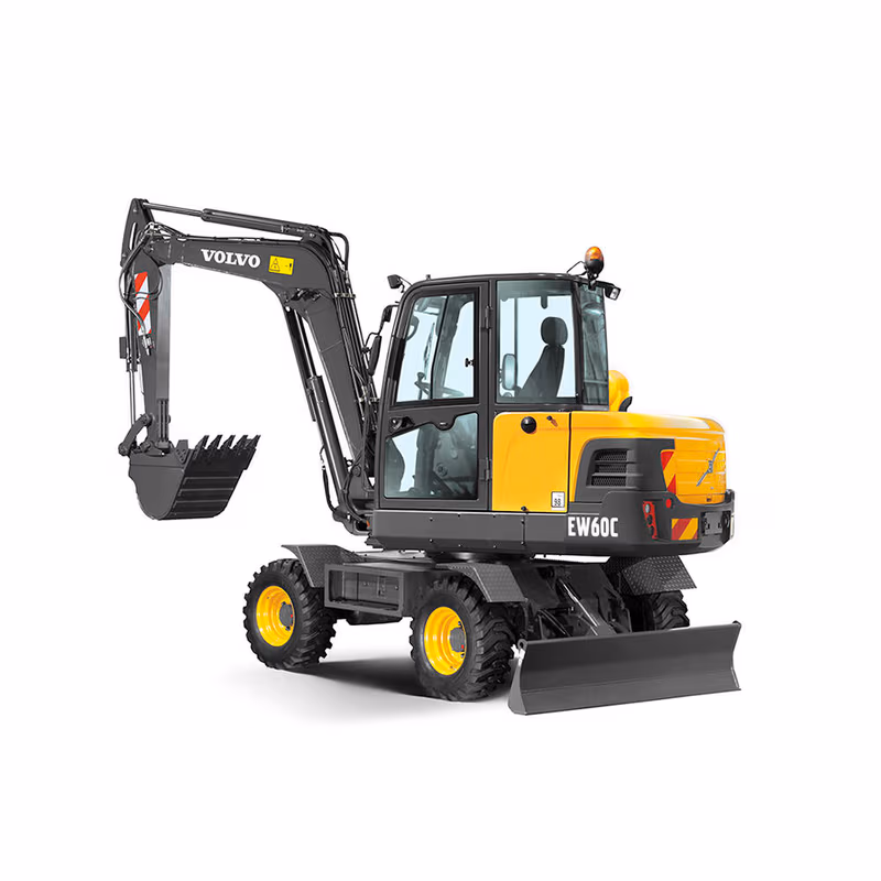 Escavadeira de Rodas Compacta Volvo EW60C