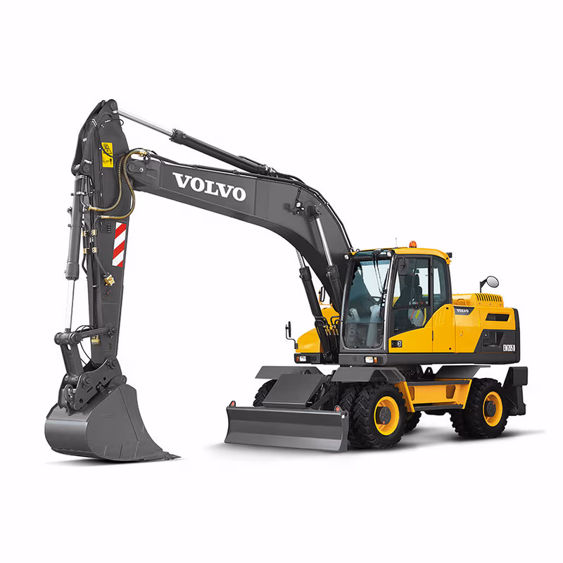 Escavadeira de Rodas Volvo EW205